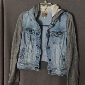 American Eagle Denim/Sweater Jacket